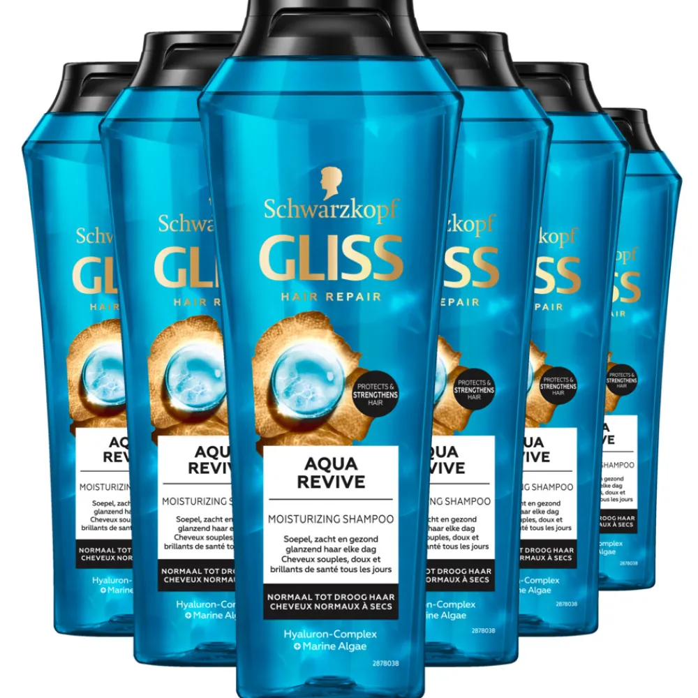 Shampoo<Gliss 6x Aqua Revive Shampoo 250 ml