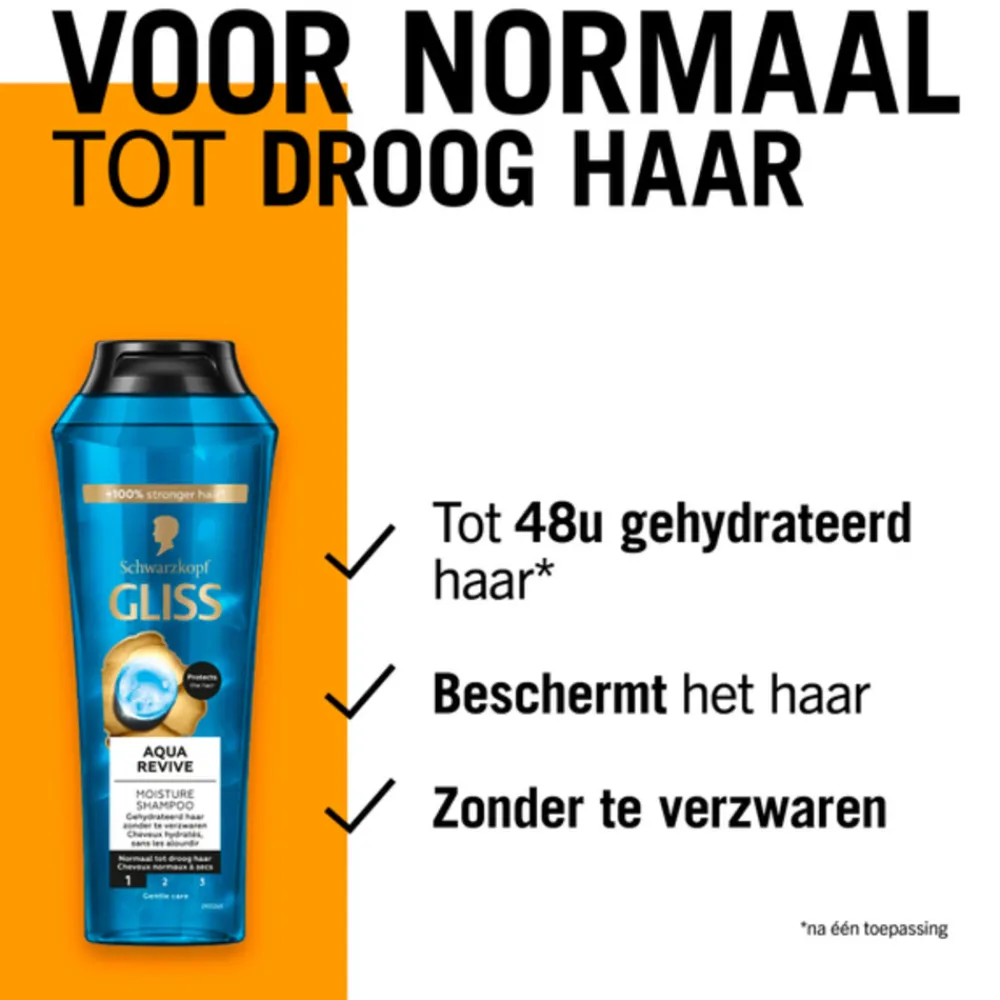 Shampoo<Gliss 6x Aqua Revive Shampoo 250 ml