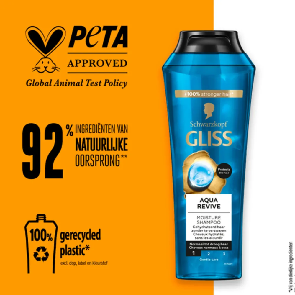 Shampoo<Gliss 6x Aqua Revive Shampoo 250 ml
