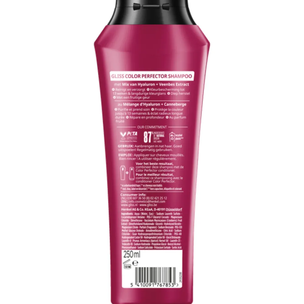 Shampoo<Gliss 6x Shampoo Color Protect & Shine 250 ml