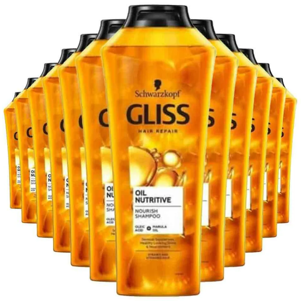 12x Shampoo Oil Nutritive 400 ml^Gliss Online