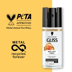 6x Total Repair Brillant Tonic 100 ml^Gliss New