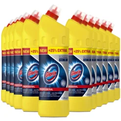 Hot 12x Toiletreiniger Dikke Bleek Original Pro Formula 1,25 liter Toiletartikelen