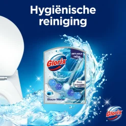 7x Toiletblok Blauw Water Bleek^Glorix Best