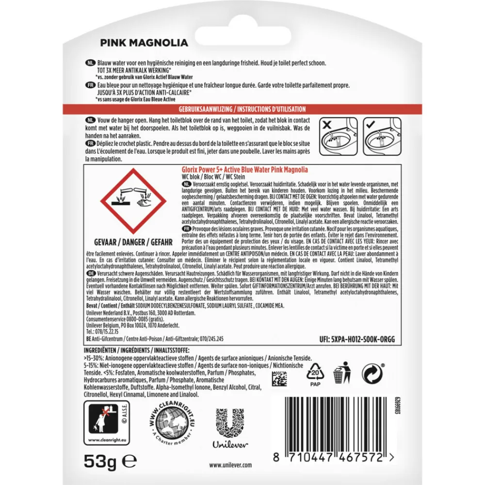 Outlet 7x Toiletblok Blauw Water Pink Magnolia Toiletartikelen