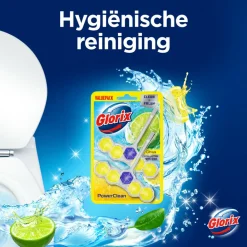 Toiletartikelen<Glorix 7x Toiletblok Power Clean Citroen 2 stuks