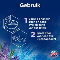 9x Toiletblok Power Clean Lavendel^Glorix Outlet