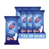 Sale 12x Toiletdoekjes Ocean 30 stuks Schoonmaakdoekjes