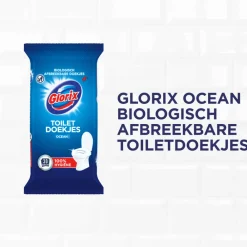 Sale 12x Toiletdoekjes Ocean 30 stuks Schoonmaakdoekjes