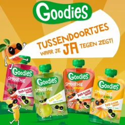 Baby & Peutervoeding<Goodies 6x Knijpfruit Smoothie Perzik, Banaan & Appel 100 gr