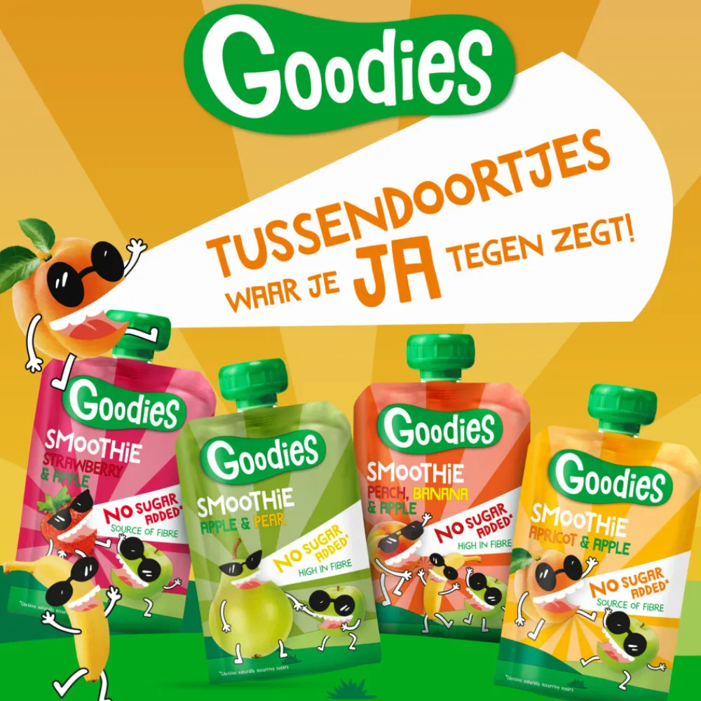 Baby & Peutervoeding<Goodies 6x Knijpfruit Smoothie Appel & Peer 100 gr
