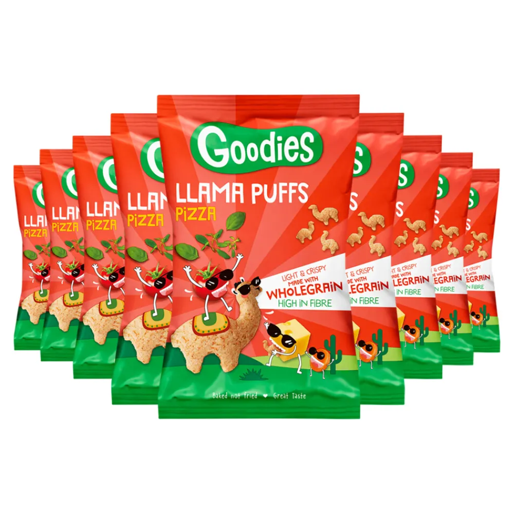 9x Snack Llama Puffs Pizza 30 gr^Goodies Online