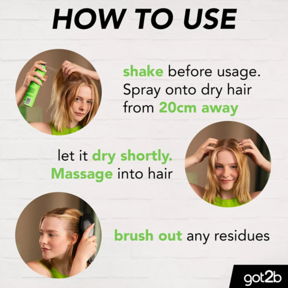 Shampoo<Got2b 6x Droogshampoo Fresh & Fabulous 200 ml