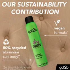 Shampoo<Got2b 6x Droogshampoo Fresh & Fabulous 200 ml