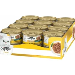 24x Gold Blik Malse Lekkernijen Kip 85 gr^Gourmet Clearance