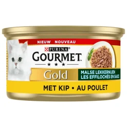 24x Gold Blik Malse Lekkernijen Kip 85 gr^Gourmet Clearance