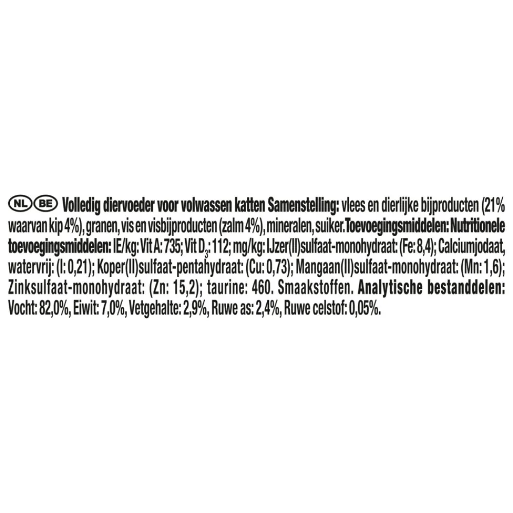 24x Gold Fijne Hapjes Zalm - Kip 85 gr^Gourmet Discount