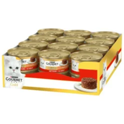 Kattenvoer<Gourmet 24x Gold Hartig Torentje Rund 85 gr