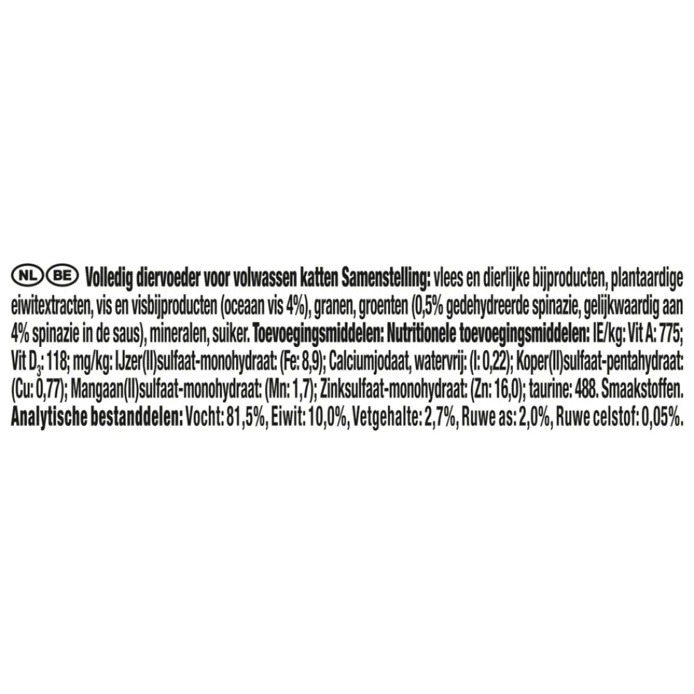 24x Gold Luxe Mix Zeevis - Spinazie 85 gr^Gourmet Online