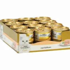 24x Gold Mousse Kalkoen 85 gr^Gourmet Hot