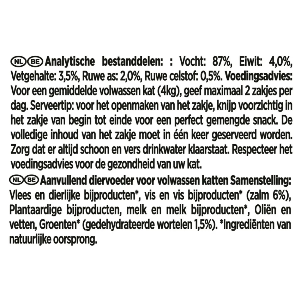 11x Nature's Creations Puree Zalm Wortel 5 x 10 gr^Gourmet