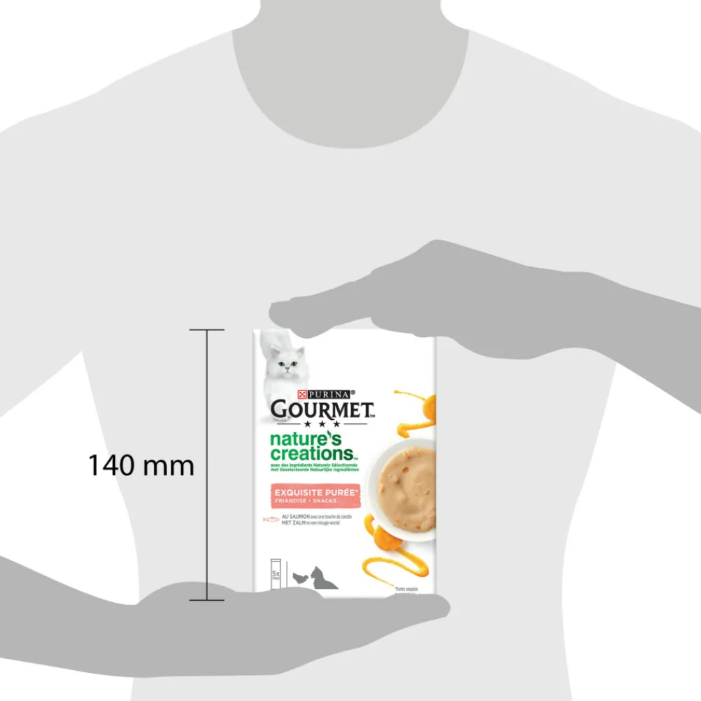 11x Nature's Creations Puree Zalm Wortel 5 x 10 gr^Gourmet