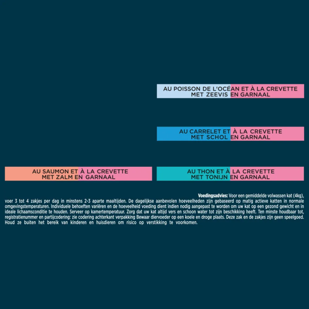 12x Perle Kattenvoer in Saus Zee Delicatesse 4 x 85 gr^Gourmet Online