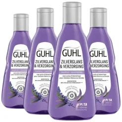4x Zilverglans & Verzorging Shampoo 250 ml^Guhl Outlet