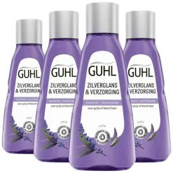 Shampoo<Guhl 4x Zilverglans & Verzorging Shampoo Mini 50 ml