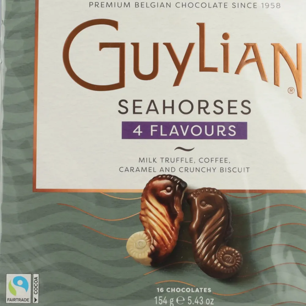 Chocolade<Guylian 3x Chocolade Zeepaardjes Mix 154 gr