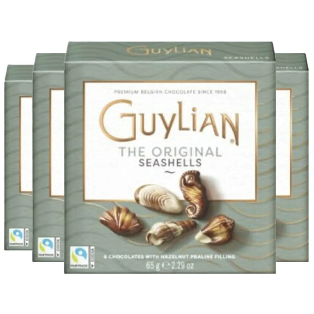 4x Chocolade Zeevruchten Original Praline 65 gr^Guylian Best