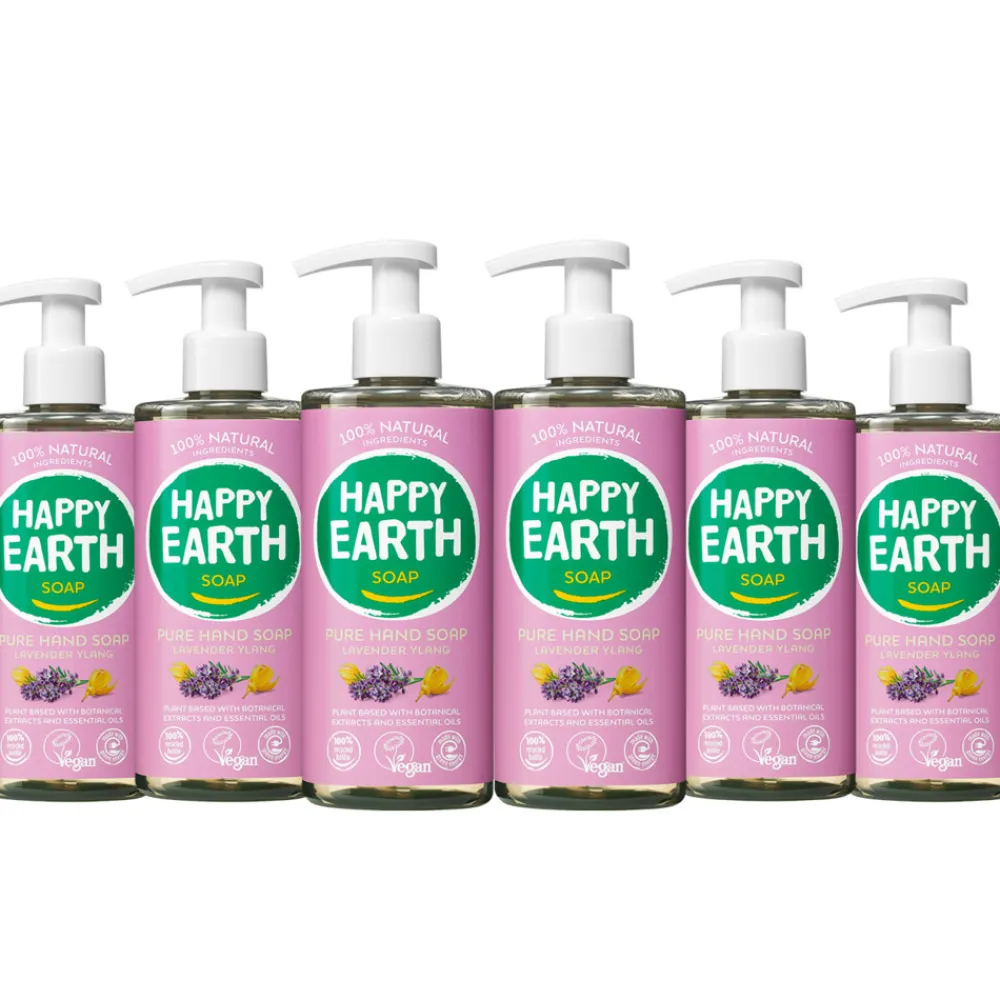 Clearance 6x 100% Natuurlijke Handzeep Lavender Ylang 300 ml Keukenartikelen