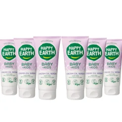 Bad & Douche<Happy Earth 6x Cream Oil Wash 100% Natuurlijk Baby & Kids 200 ml