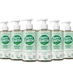 Online 6x Wasgel 100% Natuurlijk Baby & Kids 300 ml Bad & Douche
