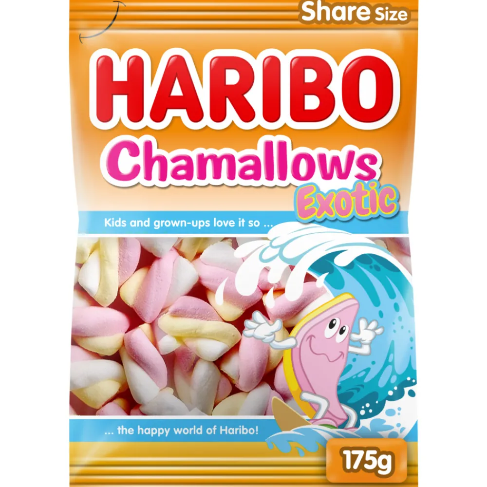 Snoep<Haribo 3x Chamallows Exotic 175 gr