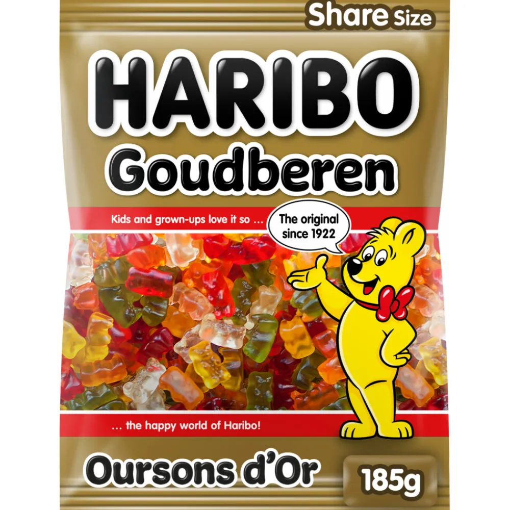 Outlet 5x Goudbeertjes 185 gr Snoep