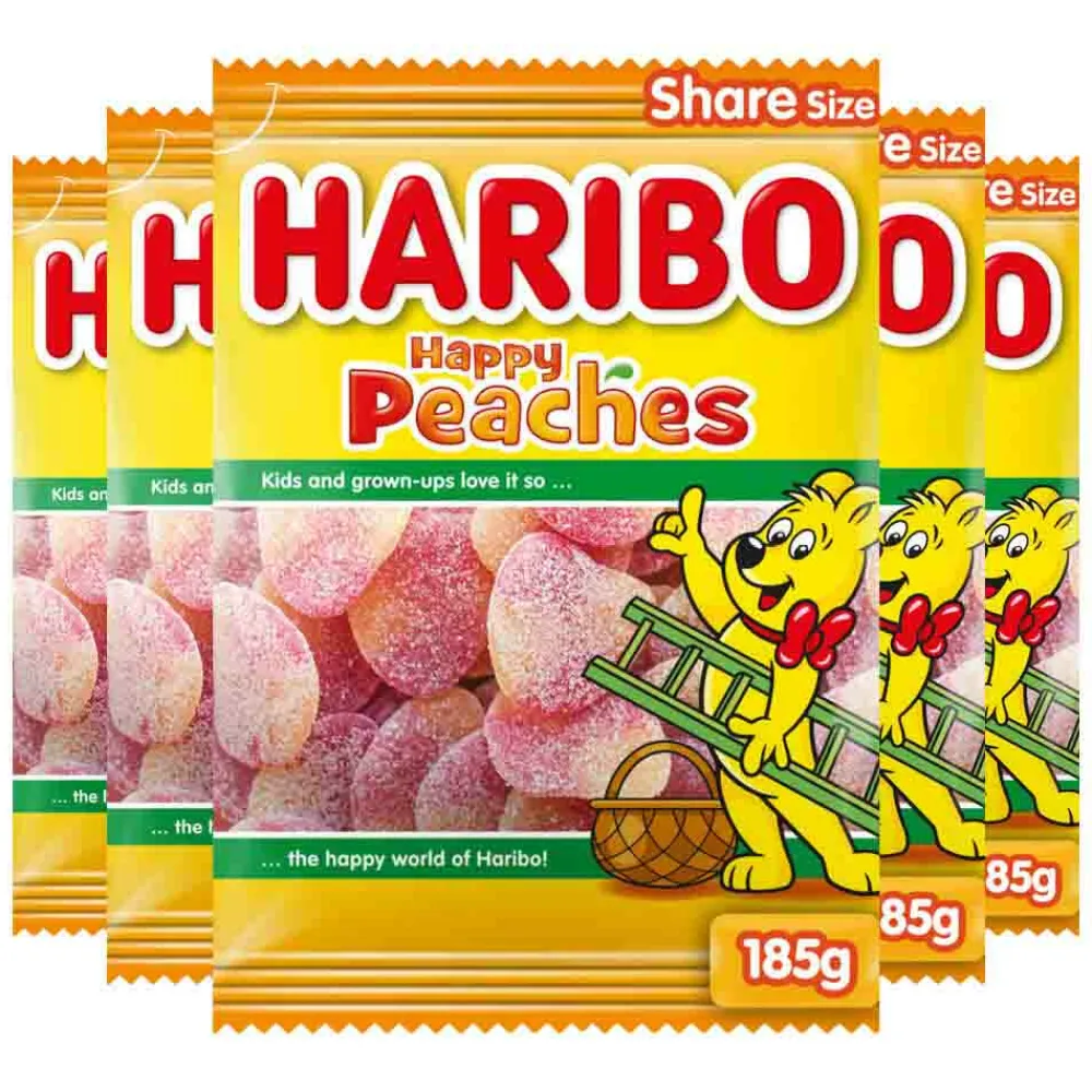 Snoep<Haribo 5x Perziken 175 gr