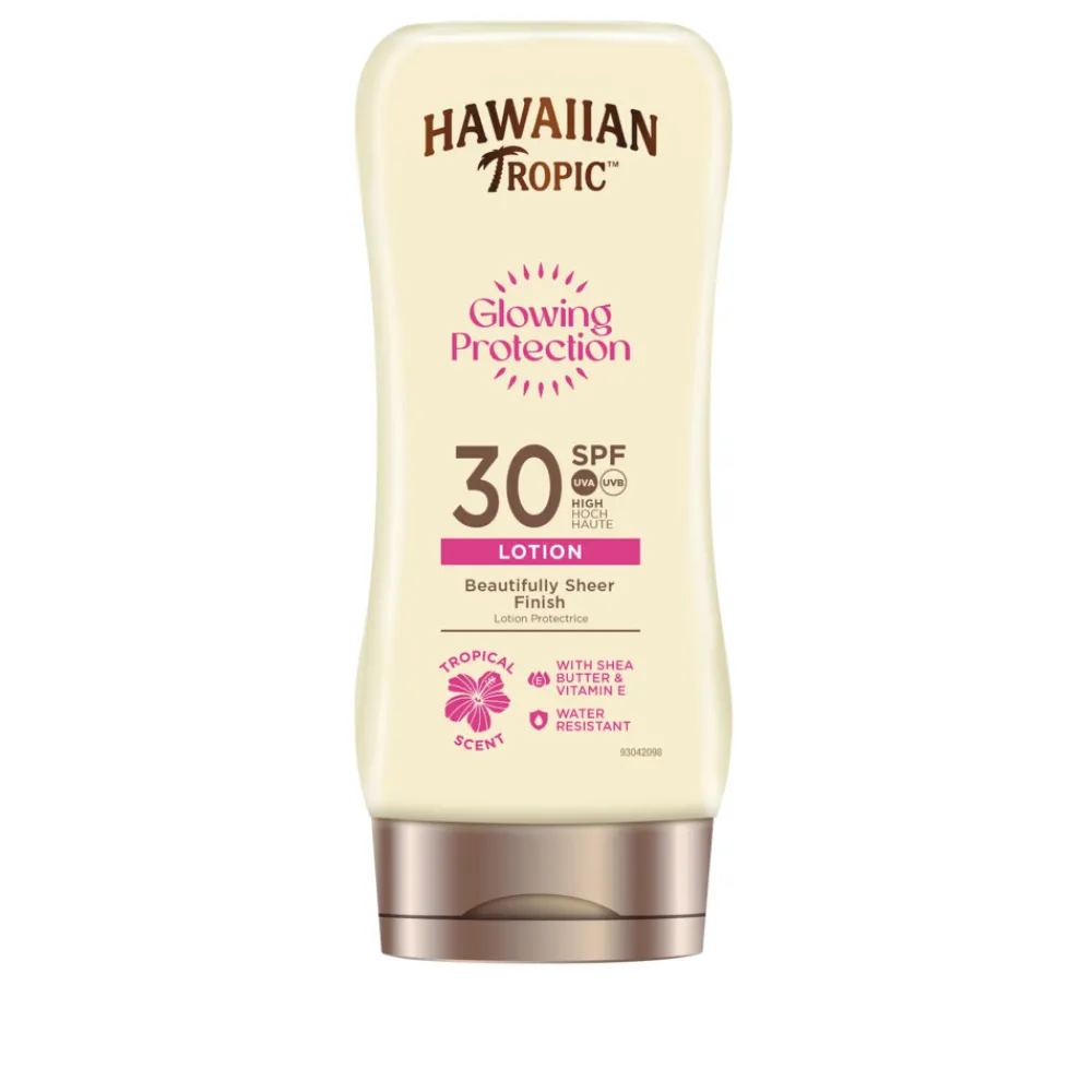 Zonbescherming<Hawaiian Tropic 6x Zonnebrand Lotion Glowing Protection SPF 30 180 ml