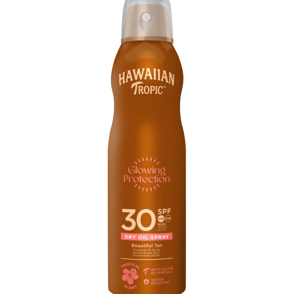 Zonbescherming<Hawaiian Tropic 6x Zonneolie Spray Protective Coconut & Mango SPF 30 180 ml