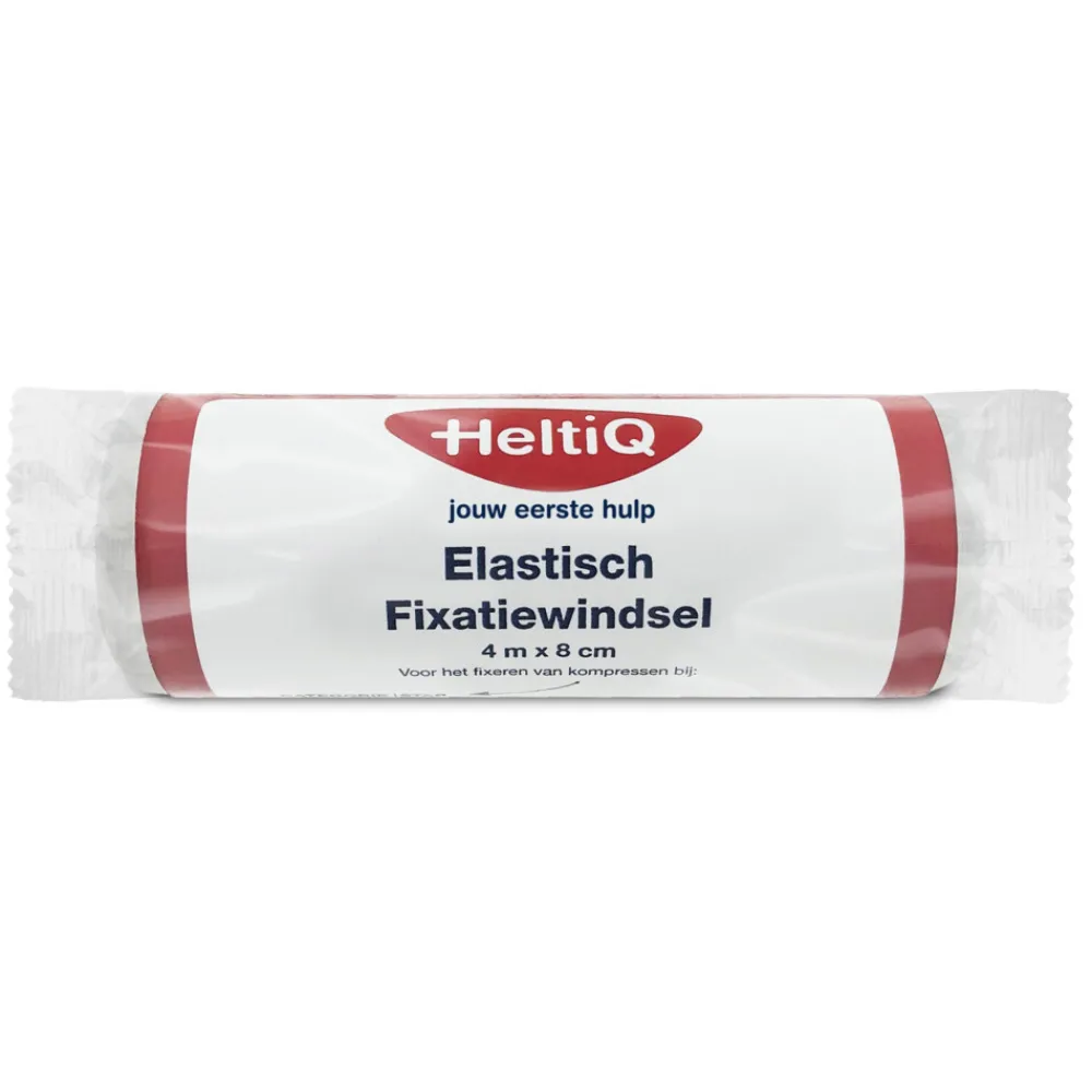 Wondverzorging|Verbandmiddelen<HeltiQ 3x Elastisch Fixatiewindsel 4 m x 8 cm