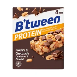 New 3x B'tween Protein Pinda & Chocolade 4x24gr Snacks & Tussendoortjes