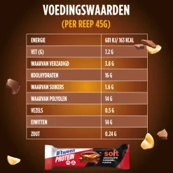 Snacks & Tussendoortjes<Hero 12x B'tween Proteinreep Soft Chocolate Caramel 45 gr
