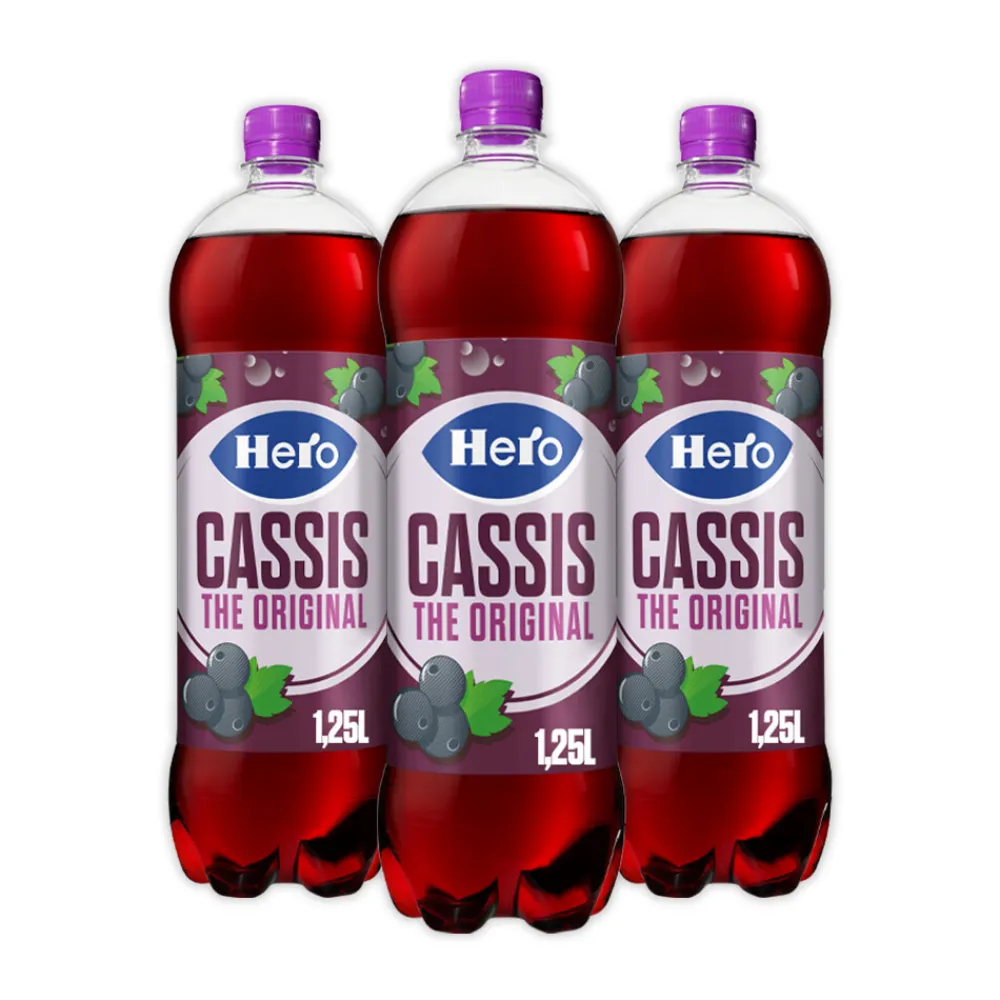 New 3x Cassis The Original 1,25 liter Dranken