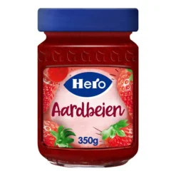 Beleg<Hero 3x Fruitspread Aardbeien 350 gr