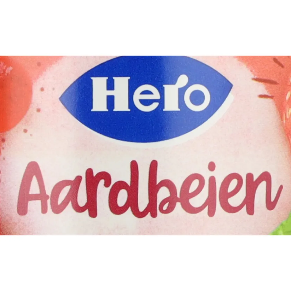 Beleg<Hero 3x Fruitspread Aardbeien 350 gr
