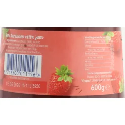 Beleg<Hero 3x Jam Aardbeien 600 gr