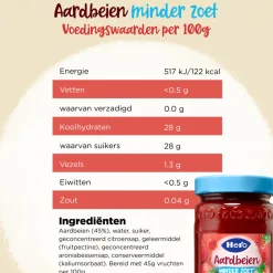 3x Jam Minder Zoet Aardbeien 325 gr^Hero Online
