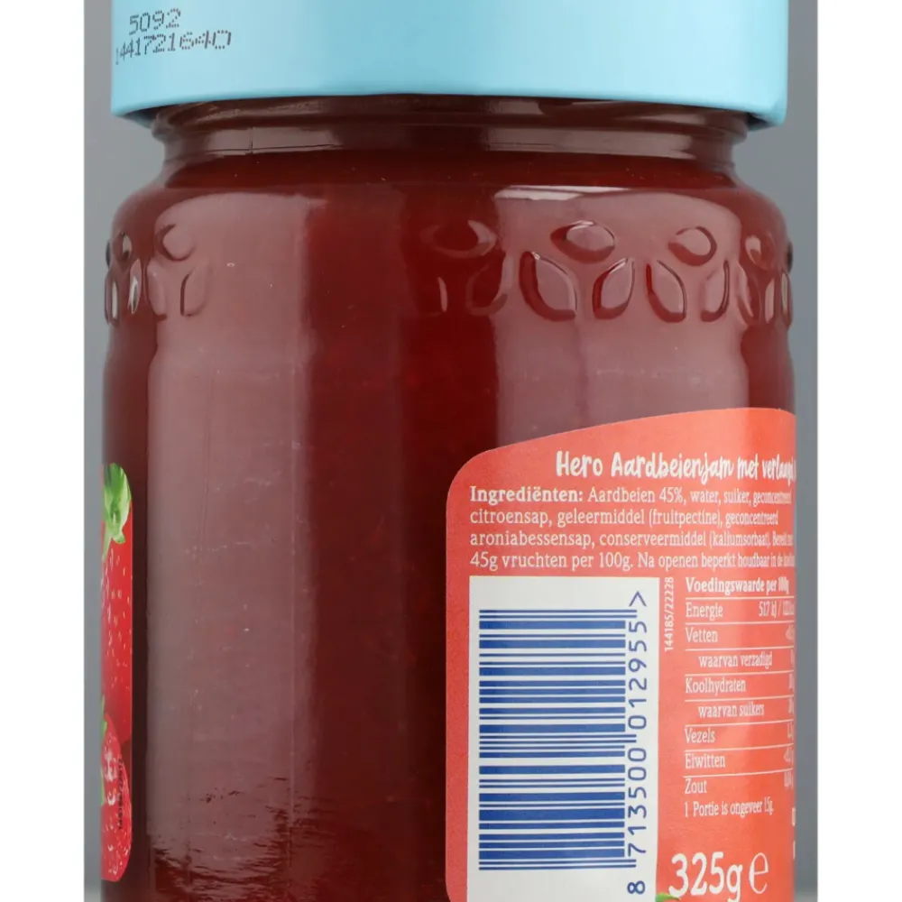 3x Jam Minder Zoet Aardbeien 325 gr^Hero Online