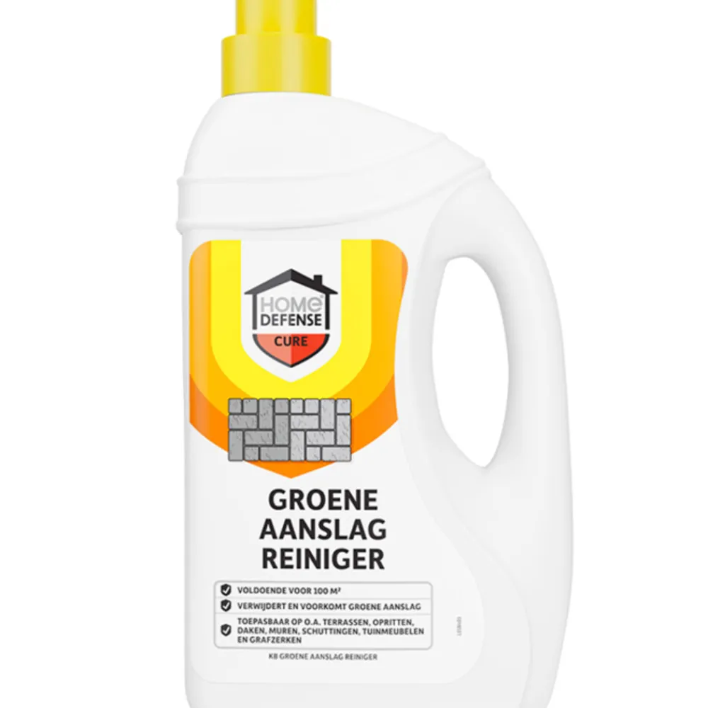 Reinigingsmiddelen<Home Defense 9x Groene Aanslag Reiniger Concentraat 100m2 1 liter