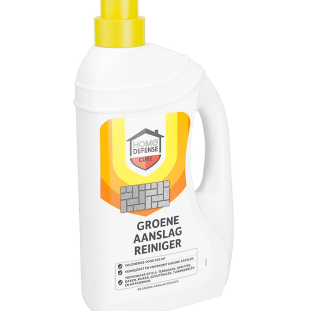 Reinigingsmiddelen<Home Defense 9x Groene Aanslag Reiniger Concentraat 100m2 1 liter
